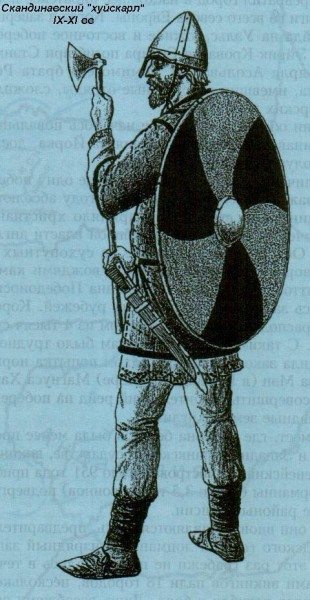 Воины эпохи Древней Руси X - XI веков.