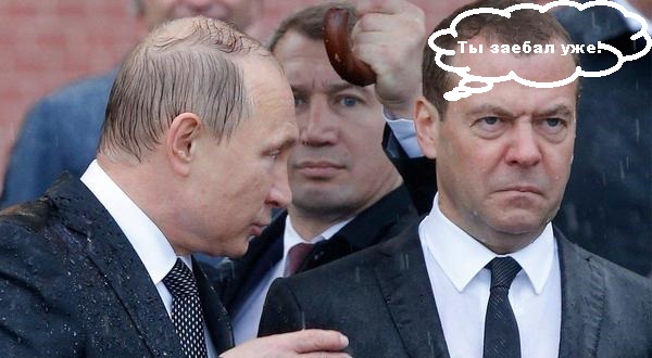 Под дождём