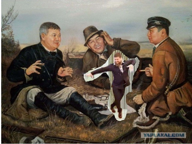 Фотожаба: Три соседа на привале