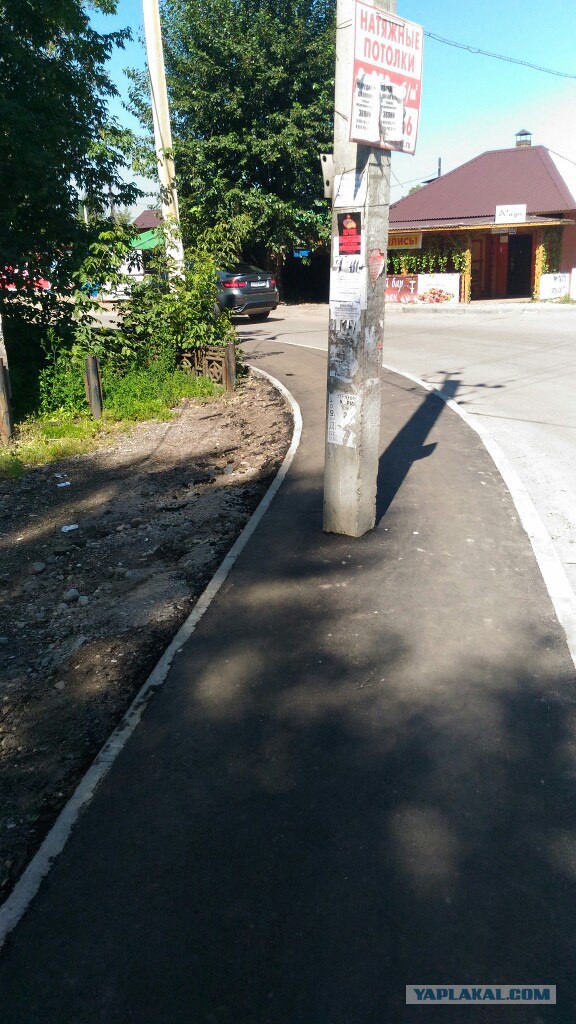 Автомобильную дорогу внутри столба проложили в Кстовском районе Нижегородской области