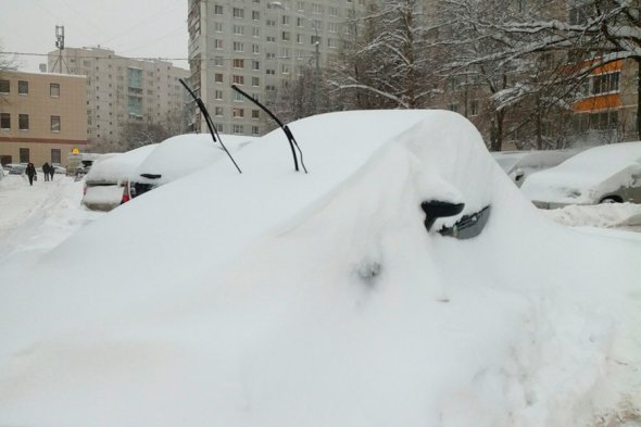 Снежный ад в Москве - большой фотоотчет