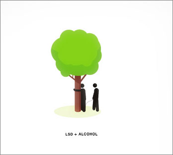 Фотожаба: Дерево и наркотики