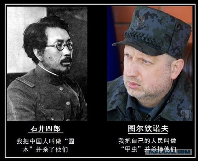 Китайцы сравнивают Укров с Японскими живодёрами.