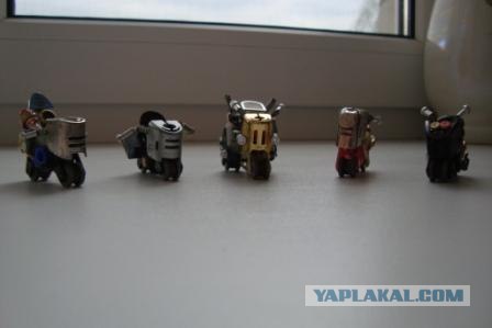 Мотоциклы из зажигалок.