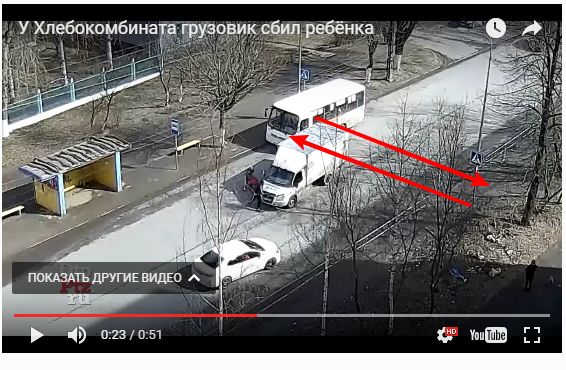В Петрозаводске грузовик сбил девочку на пешеходном переходе