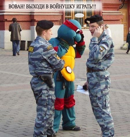 Фотожаба: Ниндзя и омон