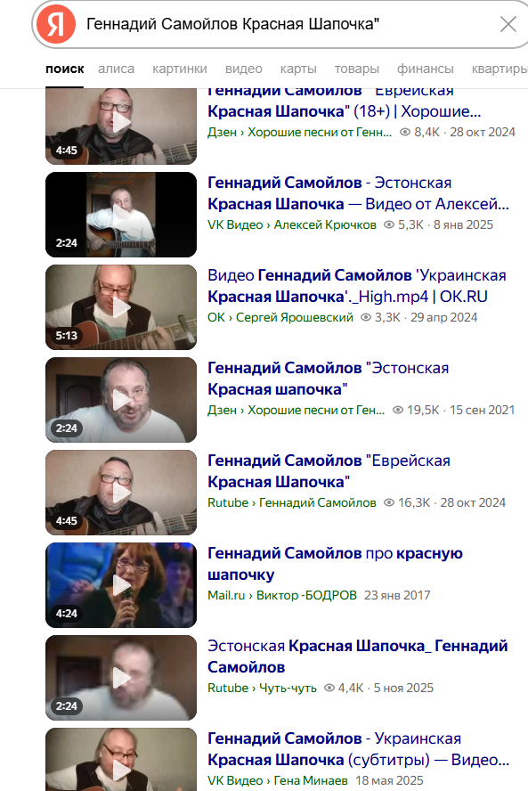 Красненькая Шапочка