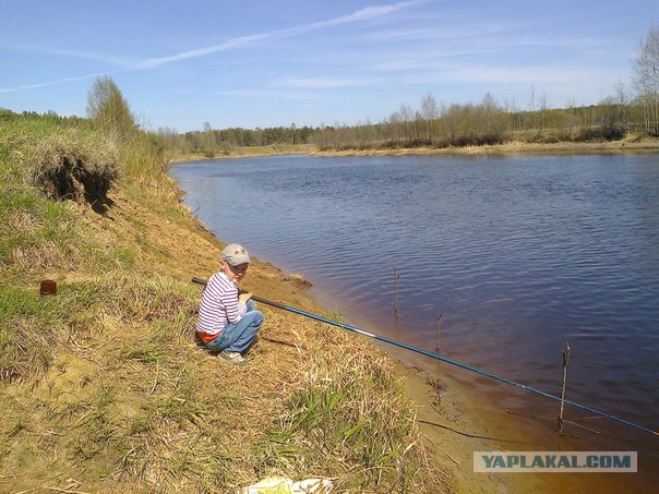 На рыбалку с сыном