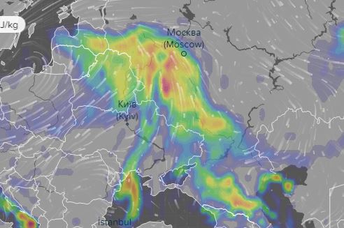 Онлайн-карта ударов молний по земле прямо сейчас