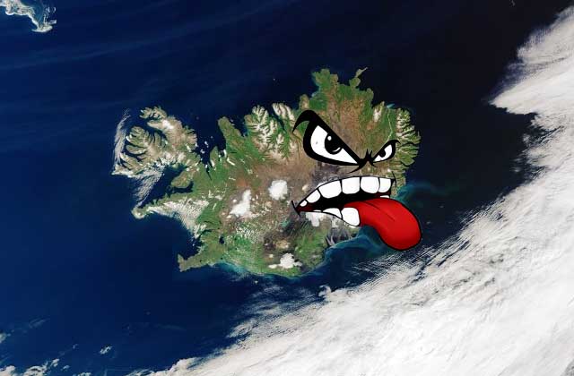 Редкое зрелище: Исландию без облаков показали из космоса