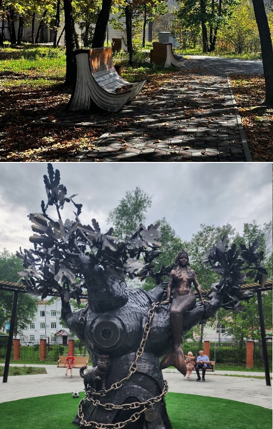 "Мраморные лавочки"