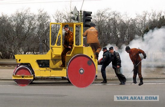 Фотожаба: запорожец и милиция