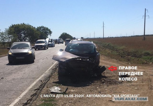 Шесть человек пострадали в ДТП на трассе Евпатория-Мирный