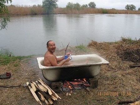 Банный комплекс на берегу озера