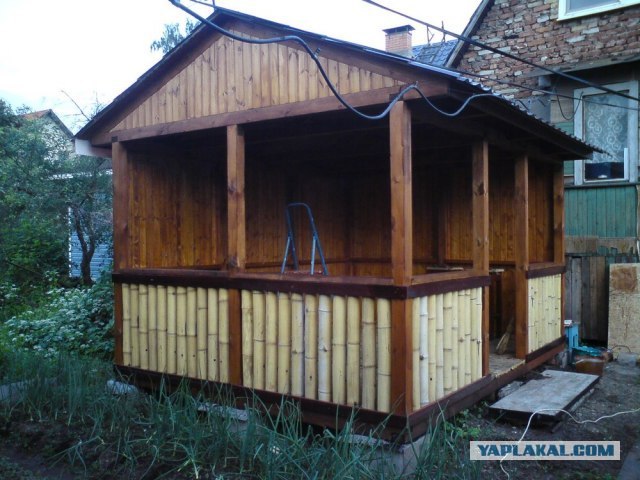 Строительство беседки