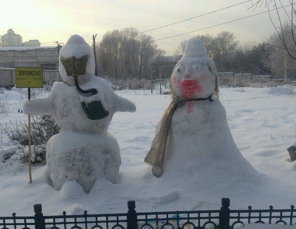 Немного снеговиков Вам !