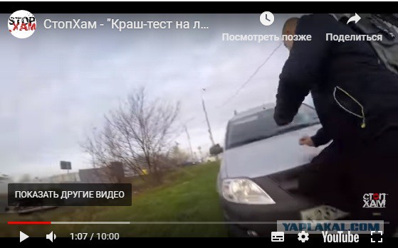 СтопХам - "Краш-тест на людях и столбах"