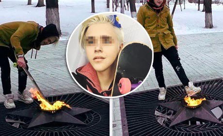 В Брянске девушка станцевала на Звезде на Кургане Бессмертия ради лайков