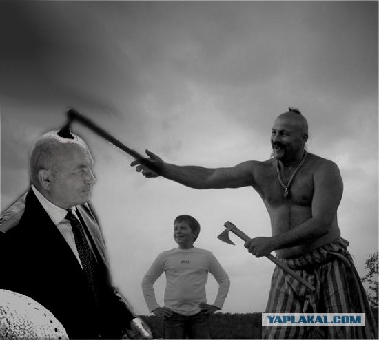 Фотожаба: Лужков и Мальчик