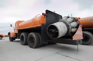 Воздуходувная уборочная машина
