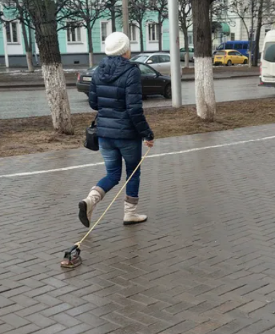 Утюг гонит.