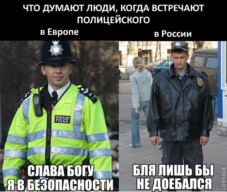 В чём разница между американской и российской полицией?