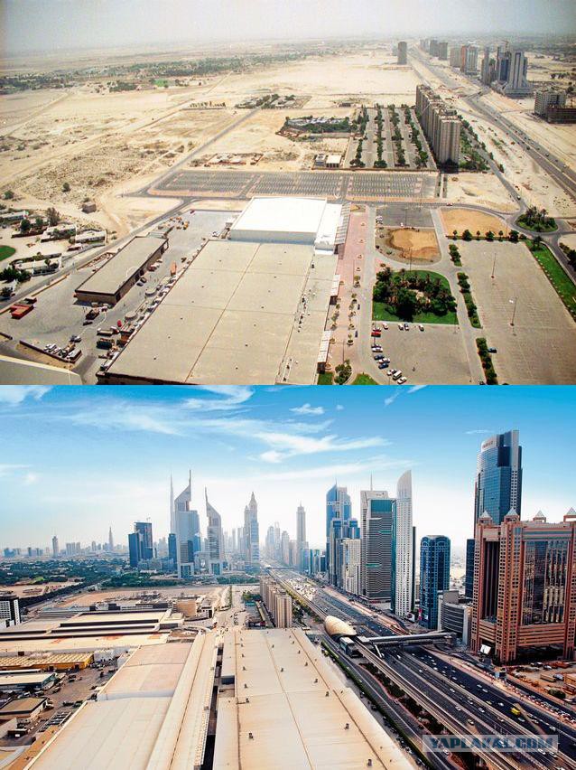 Изменение Дубая за 25 лет до неузнаваемости