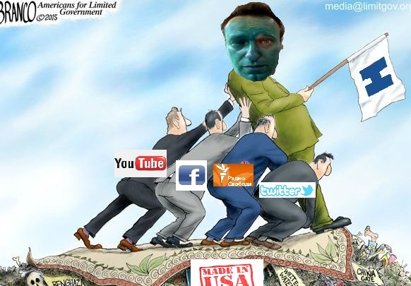 РЕН-ТВ заботливо замазало лицо напавшего на Навального