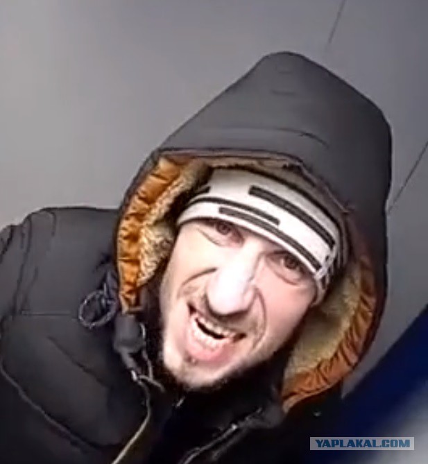 Быдло. Разбил камеру в лифте