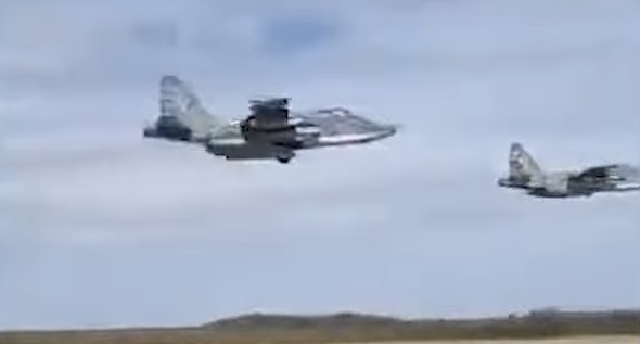 В Крыму разбился СУ-25