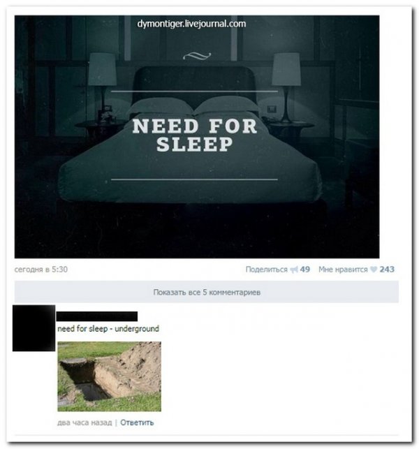 Смешные комментарии из социальных сетей