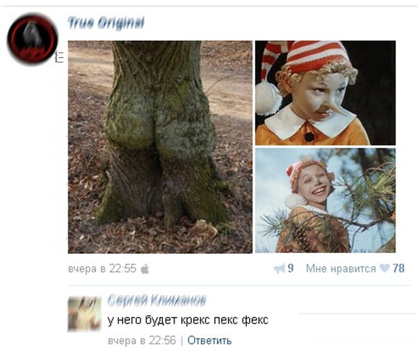 Смешные комментарии из социальных сетей