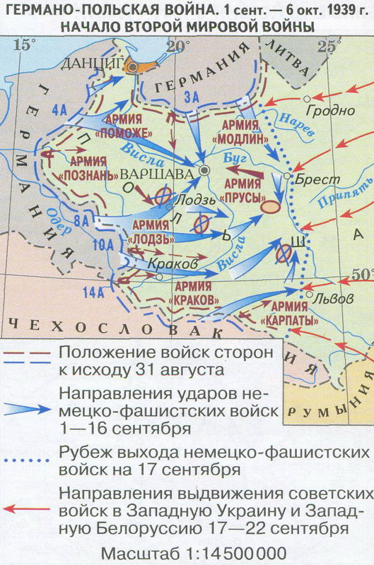 Гибель Польши в сентябре 1939 года и "удар в спину".