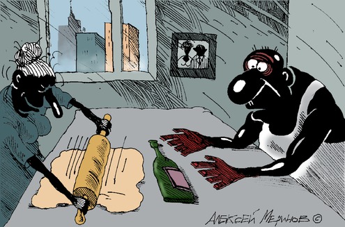 Карикатуры Алексея Меринова