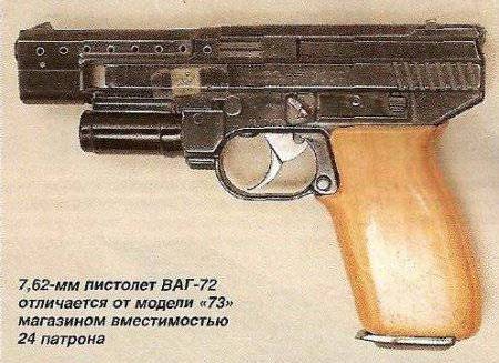 Пистолеты Герасименко под безгильзовый патрон