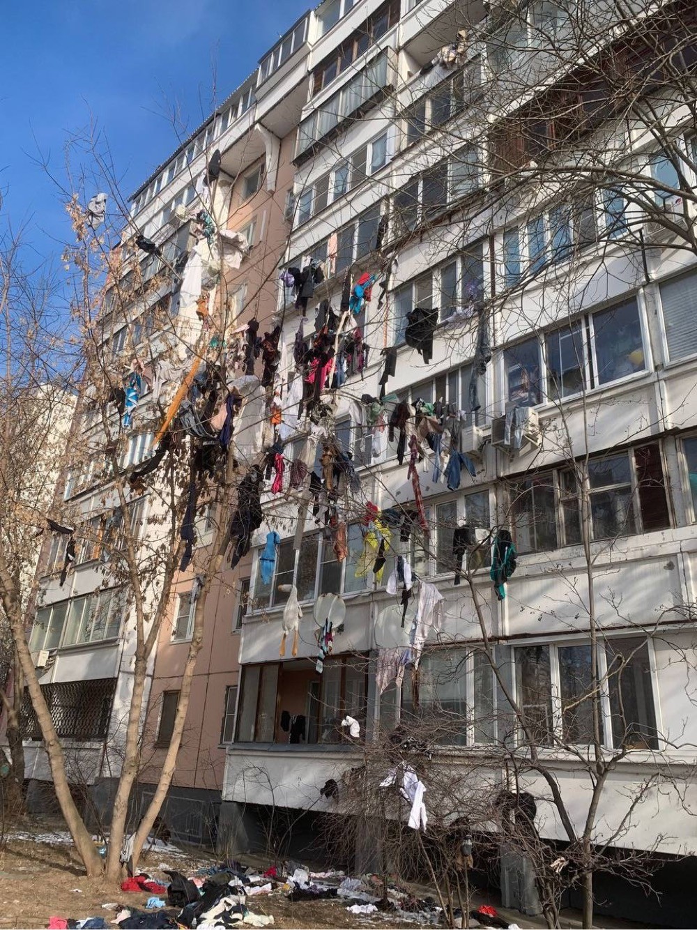 Кого-то безжалостно выгнали из дома в Новокосино
