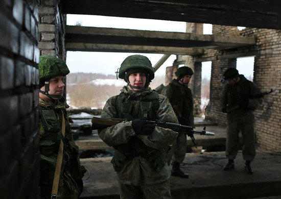 Российские солдаты получат экипировку
