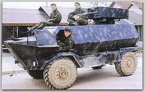 Как самодельная военная техника участвует