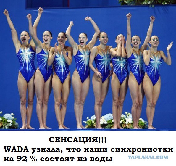 Россия взяла золото в группах в синхронном плавании в Рио