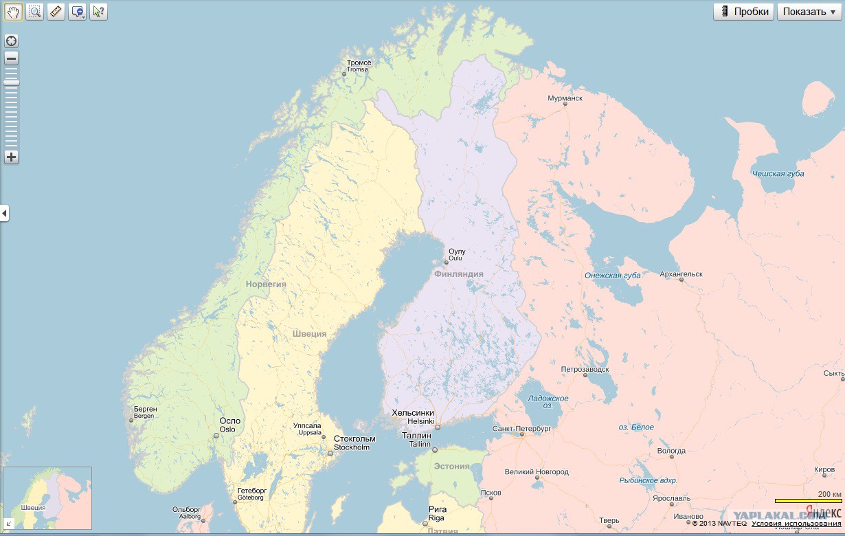 Карта финляндии и россии границы с россией