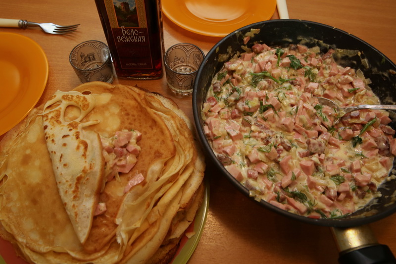 Мочанка белорусская с блинами