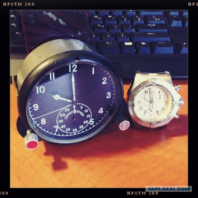 Самолетные часы с секундомером АЧС-1