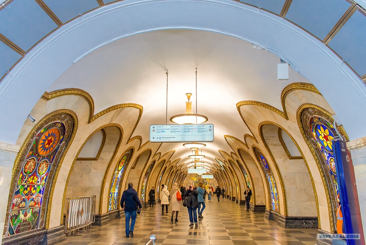 Станция Новослободская вестибюль