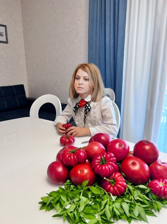 Девочка с помидорами⁠⁠
