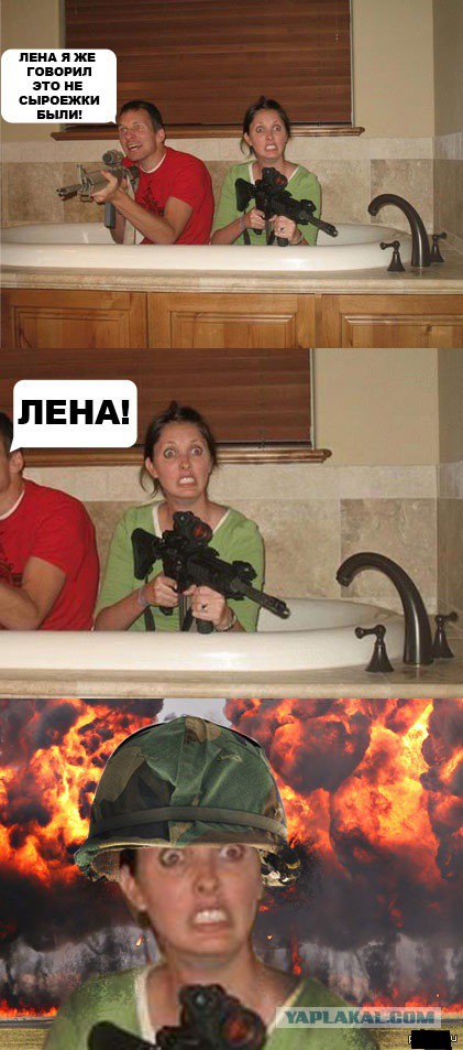 Кот отстреливается из пулемета