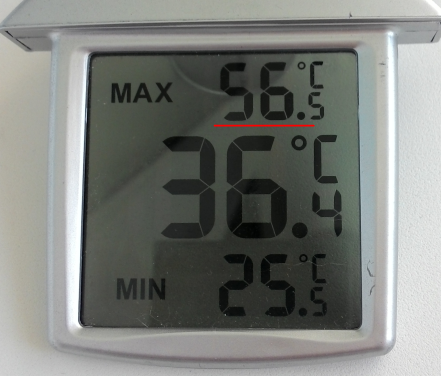 Когда в раскаленном туалете жара +65°