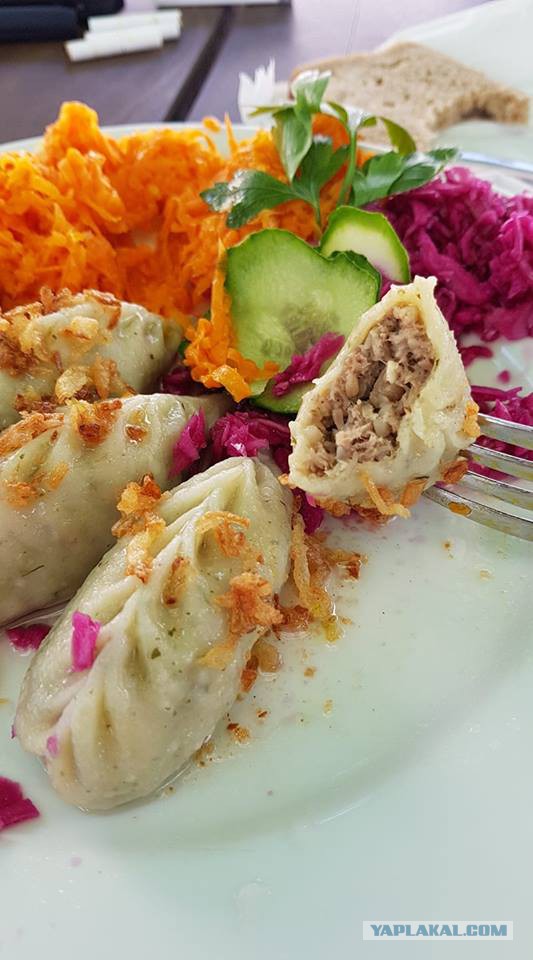 Тесто и мясо