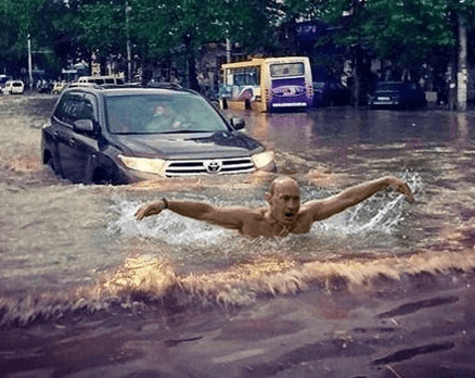 Город Байкальск тонет