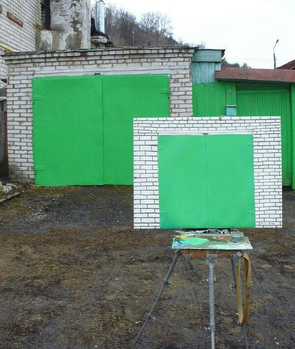 Здрасте ! - Ворота покрасьте !