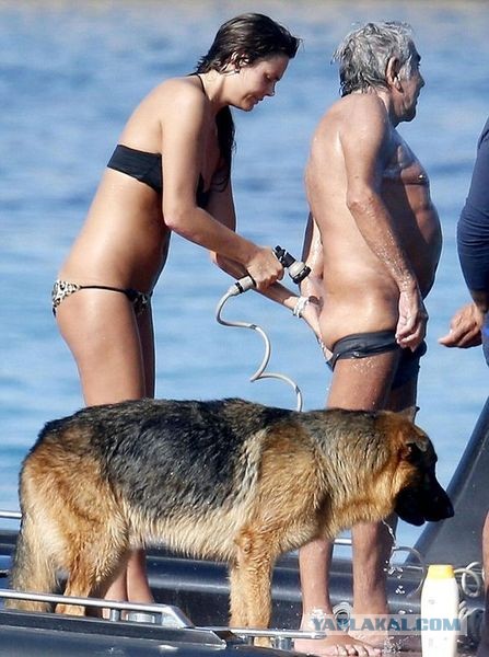 72-летний Р. Кавалли со своей 20-летней любовницей